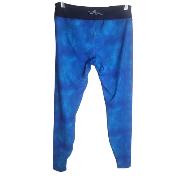 Xcel Ocean Ramsey Leggings Women's XL Blue Black Sea Turtle Athletic Outdoor - Picture 2 of 9